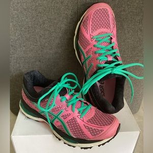 ASICS Gel Cumulus 17 running shoes Sz 7 sneakers EUC pink